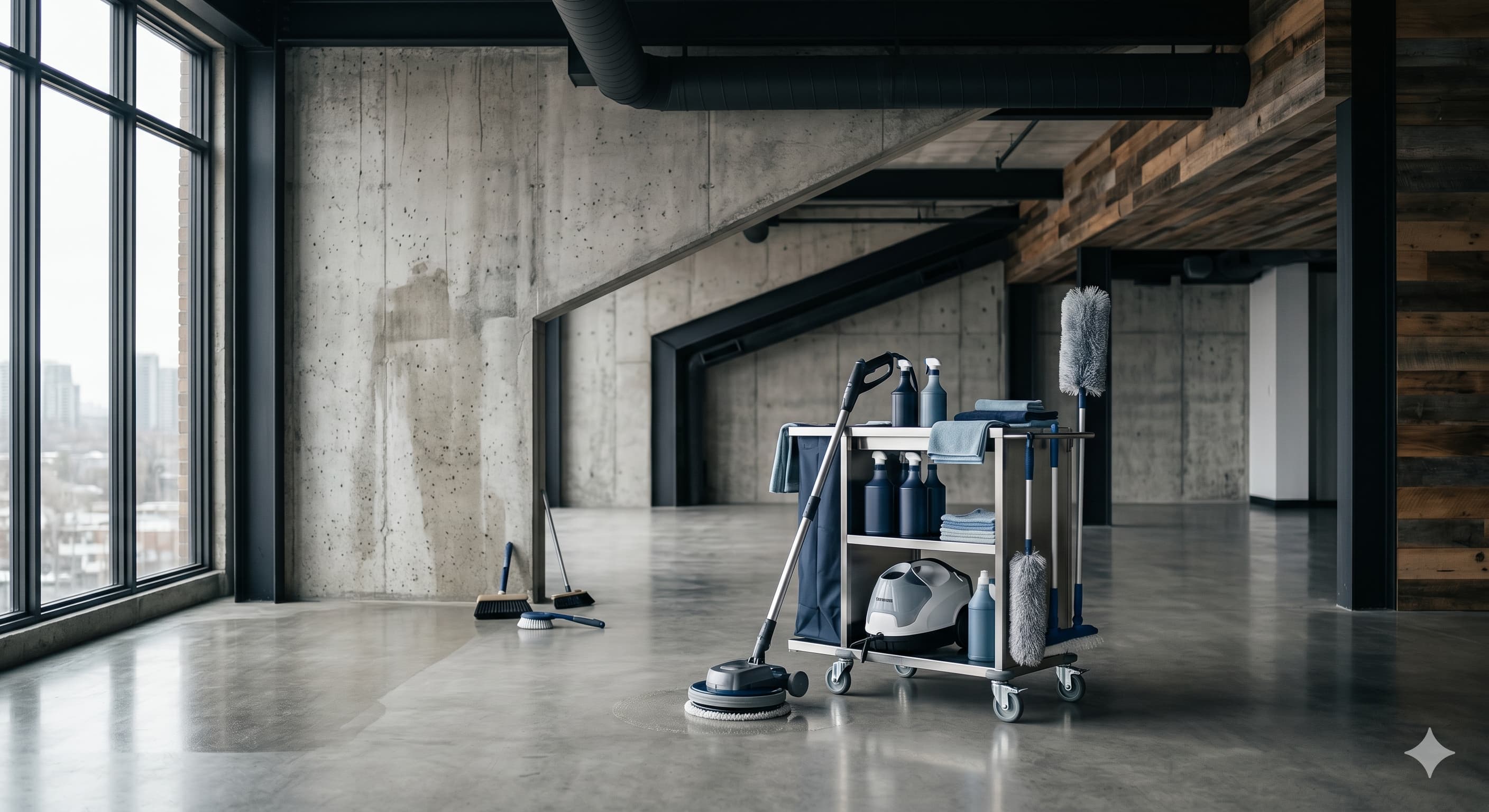 Custom cleaning project for unique commercial or residential space